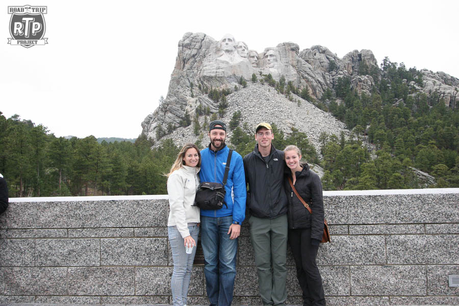 Gerri, Phil, Kevin, Kathryn at Mount Rushmore.