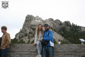 Gerri and Phil at Mount Rushmore.